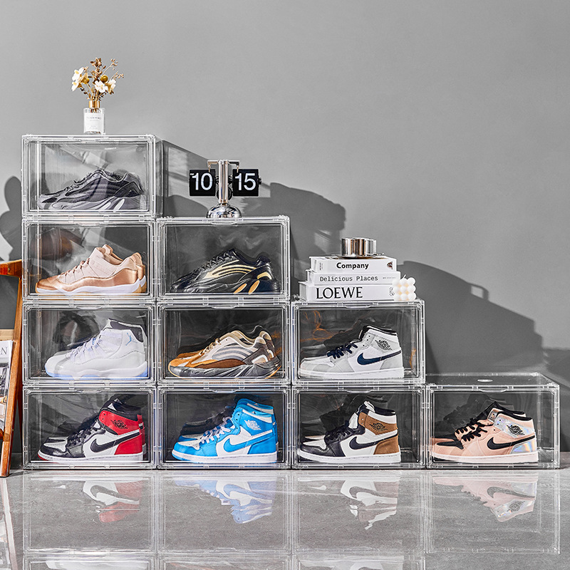 Shoe Box Display - Fully Transparent AJ Shoe Box Stackable
