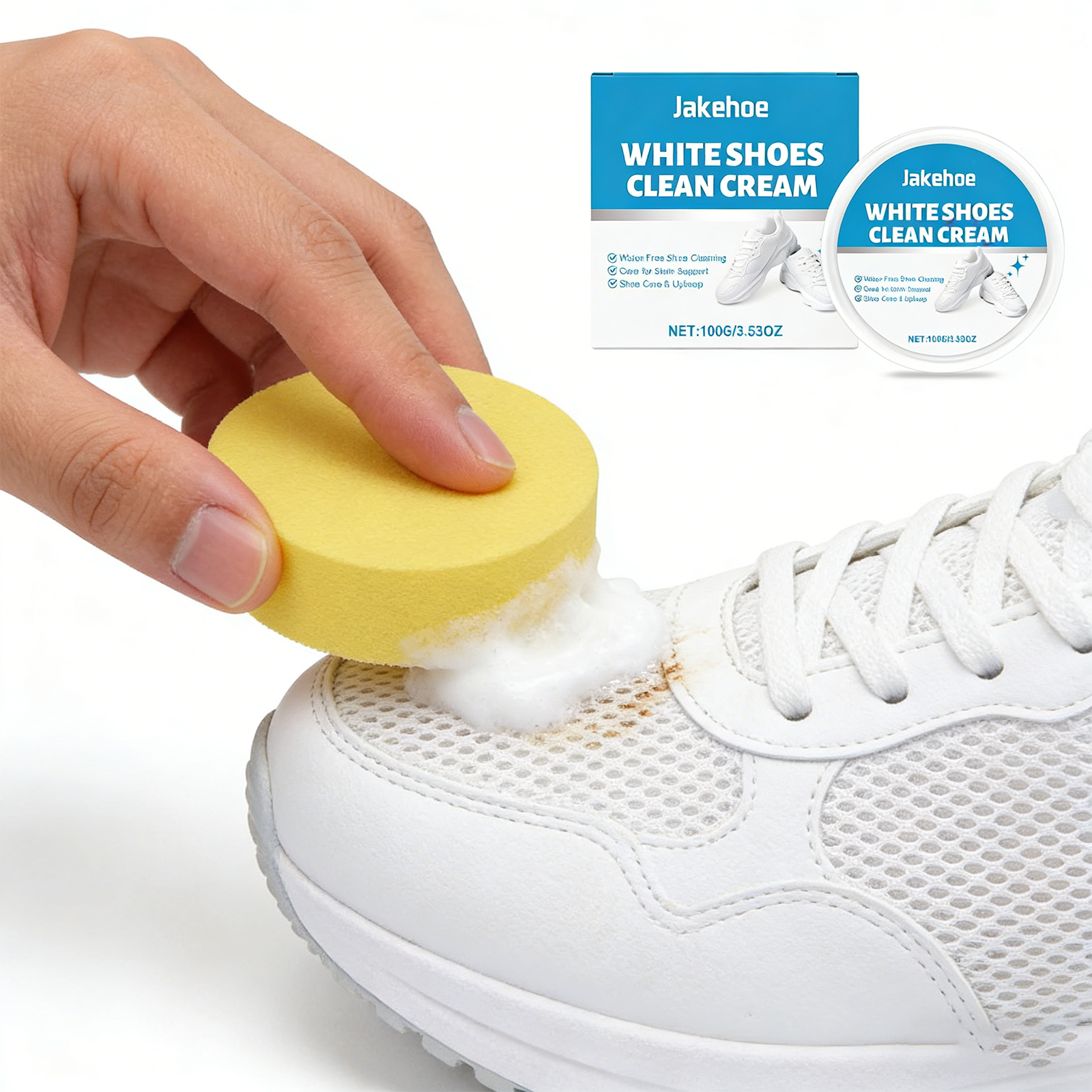Sneaker Care White - White Shoe Cleaner Cream Sneaker Stain