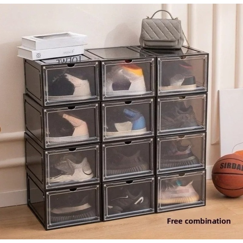 Shoe Box Display - Clear Acrylic Shoe Storage Boxes, Modular