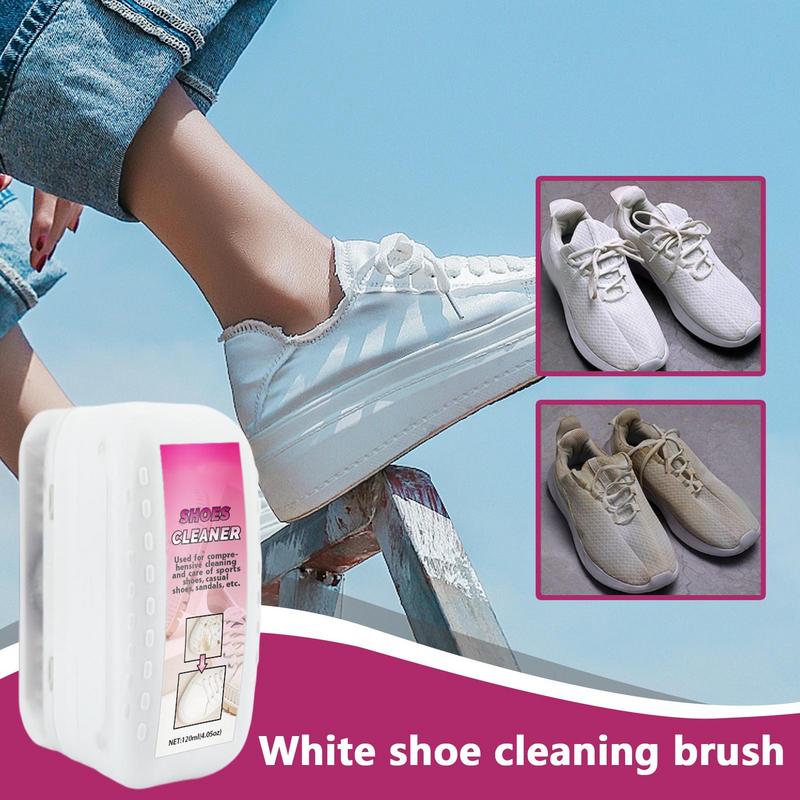 White Sneaker Care Kit - White Shoe Cleaner Foam White Sneaker