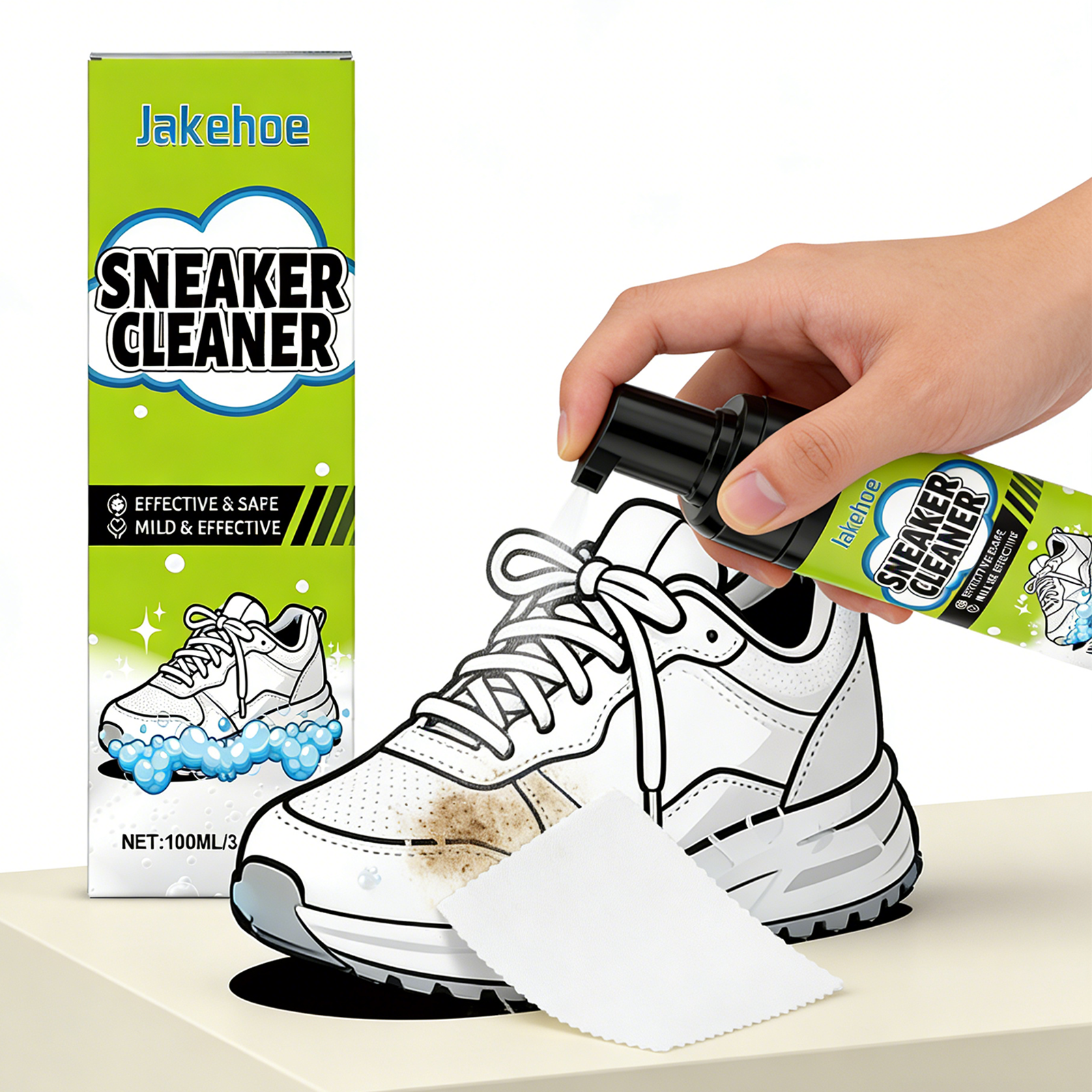 Sneaker Care Cleaning Kit - White Shoe Cleaner Sneaker Cleaning Kit