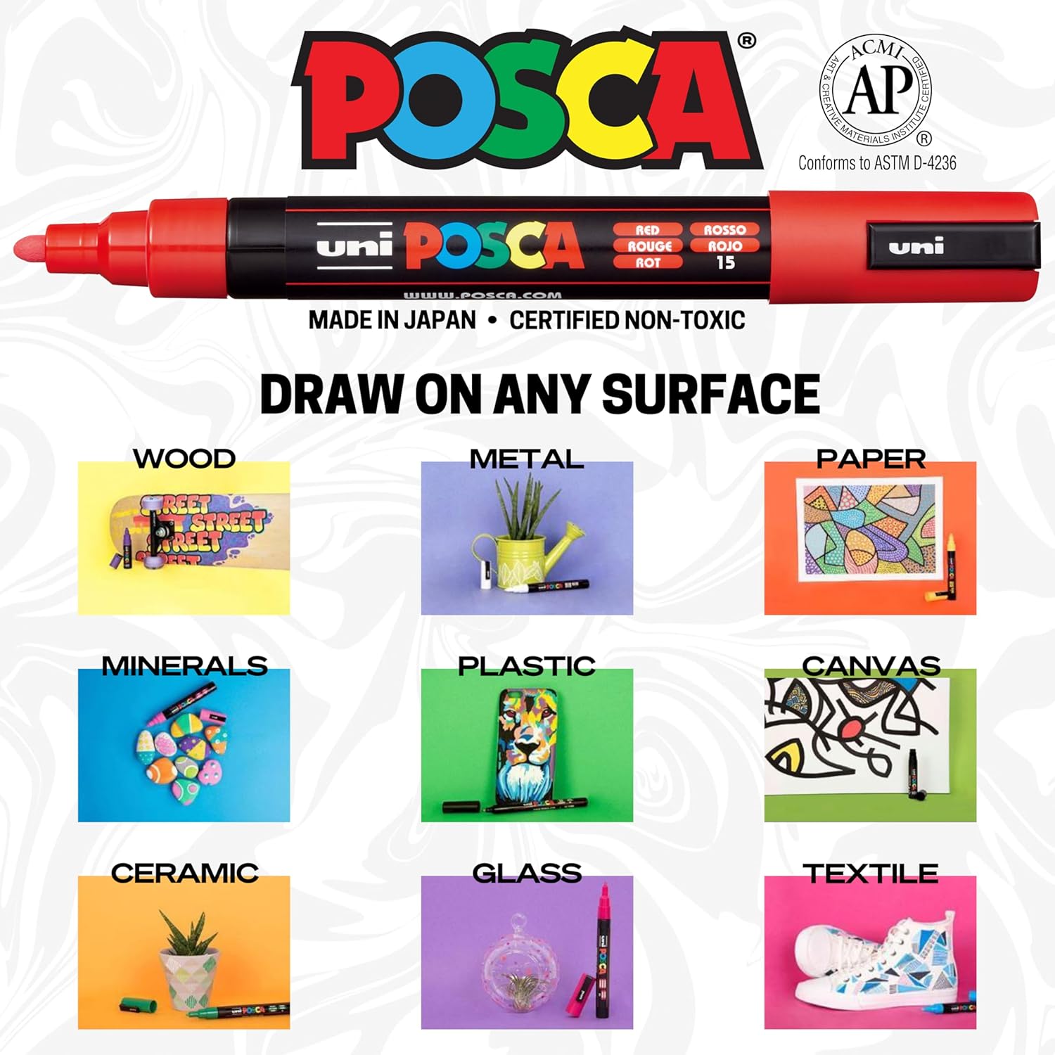 Japan Uni Posca Paint Marker P - Midsole Marker Paint recensione e prezzo