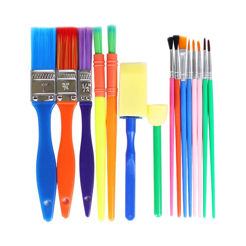 15Pcs Sponge Painting Brushes  - Brush Bristle Set recensione e prezzo