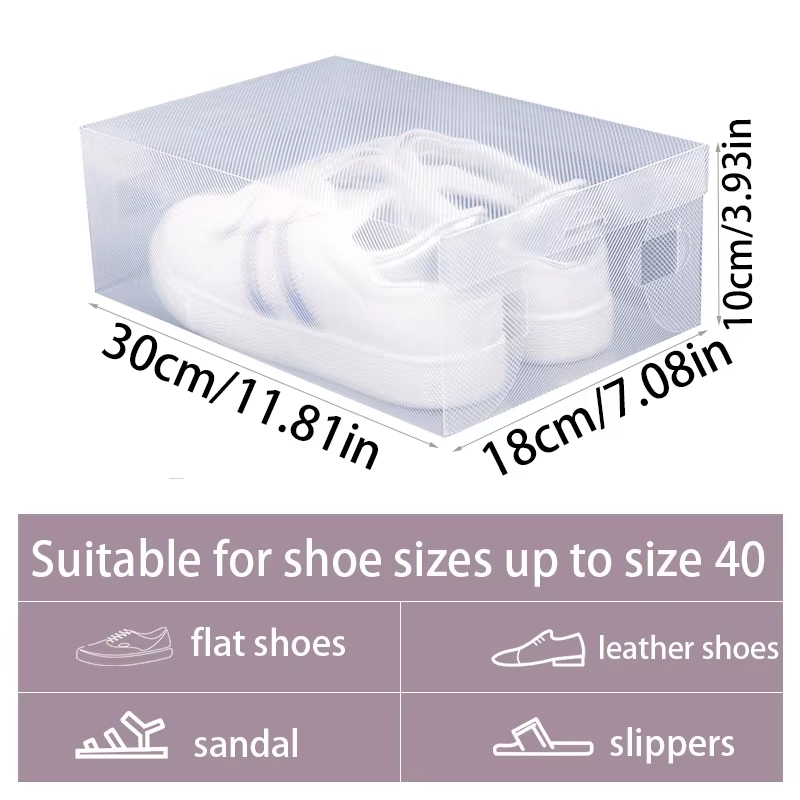 12 Piece Transparent Shoe Box  - Shoe Box Display recensione e prezzo