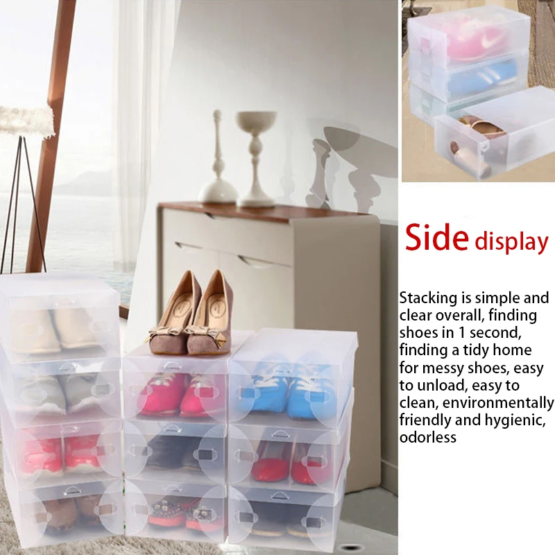 12 Piece Transparent Shoe Box  - Shoe Box Display recensione e prezzo