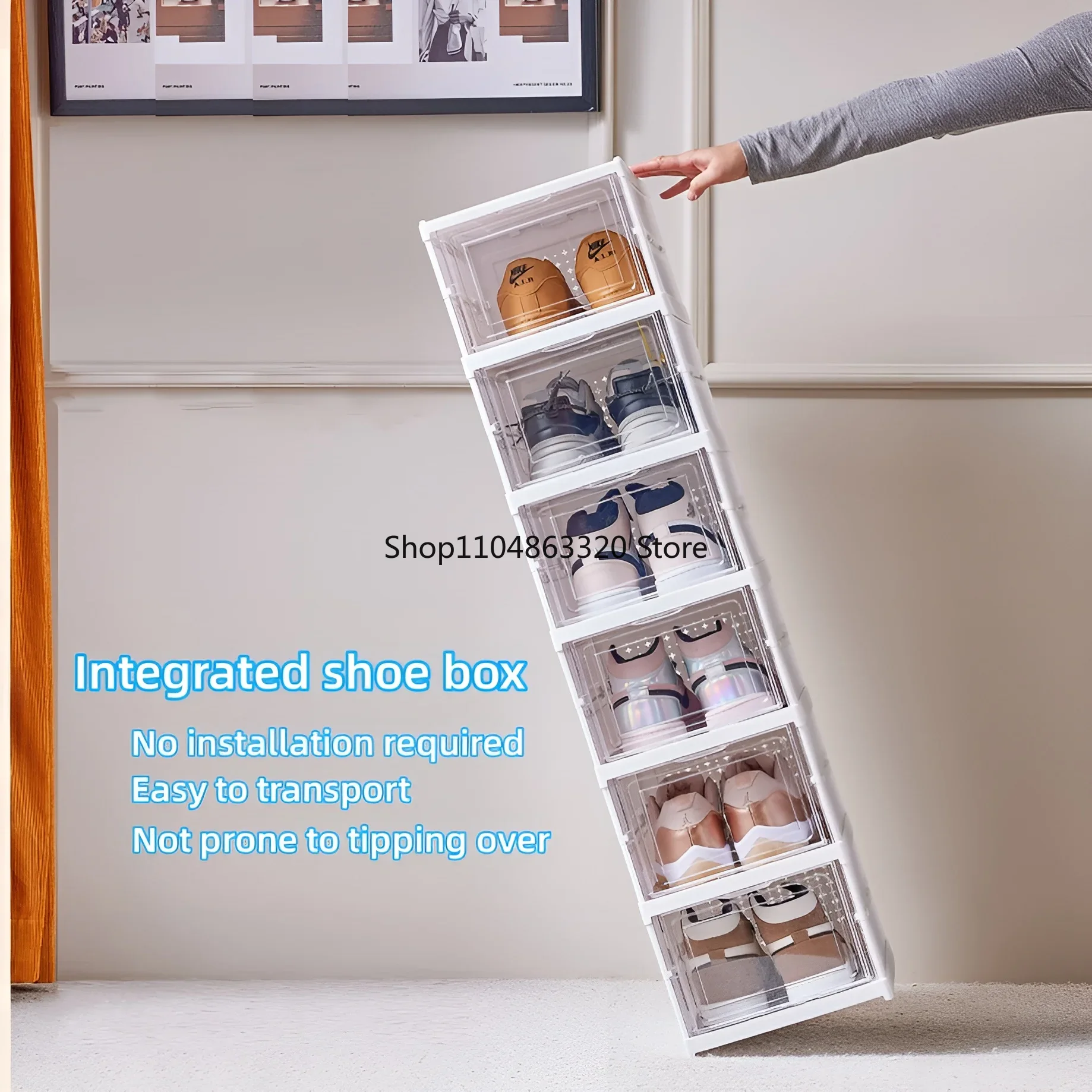 6 Layers Shoes Box Foldable Tr - Shoe Box Display recensione e prezzo