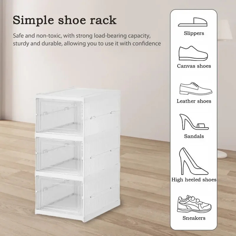 Stackable Dustproof 3 Layers F - Shoe Box Display recensione e prezzo
