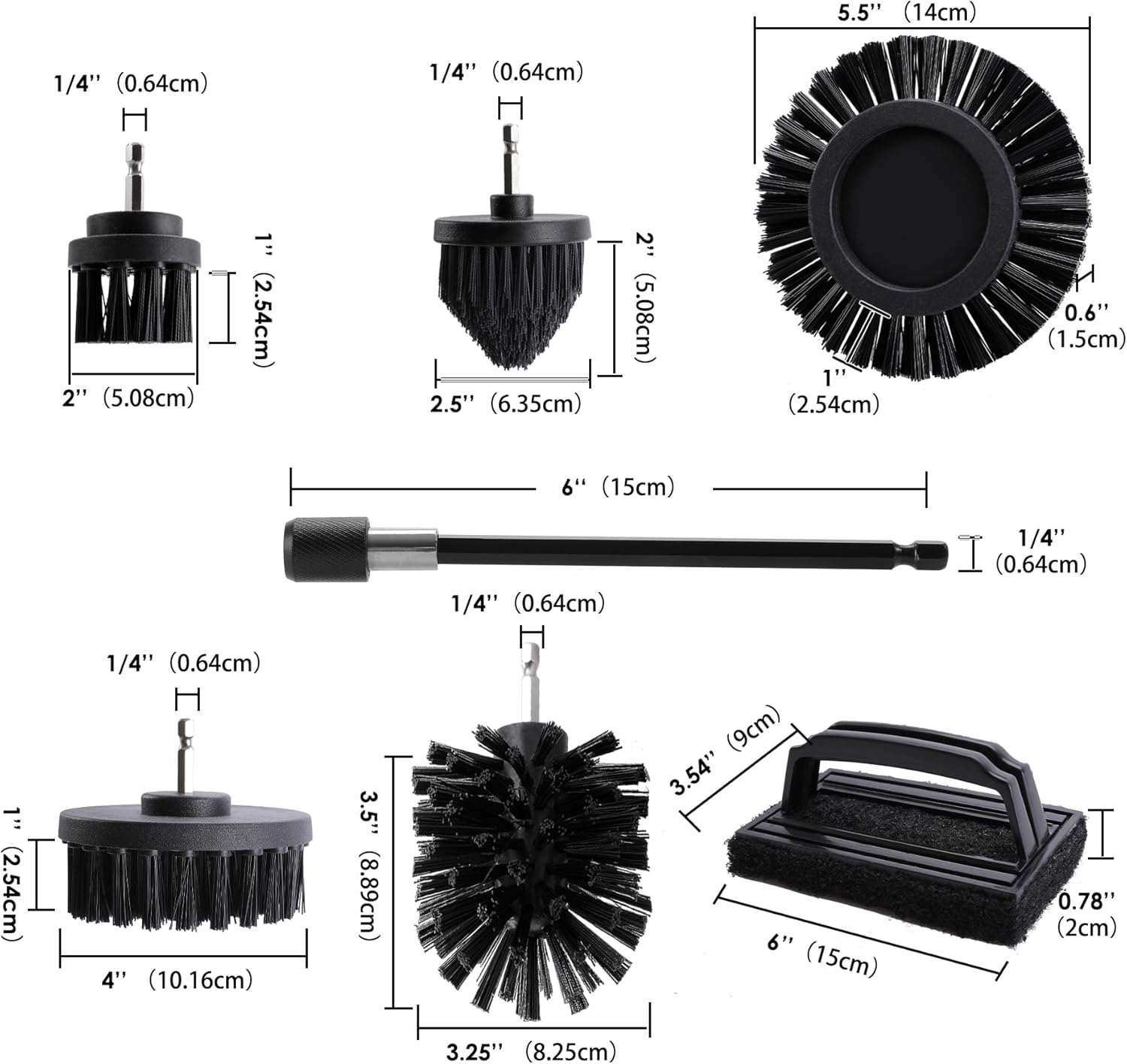 Drill Powered BBQ Grill Cleani - Brush Bristle Set recensione e prezzo