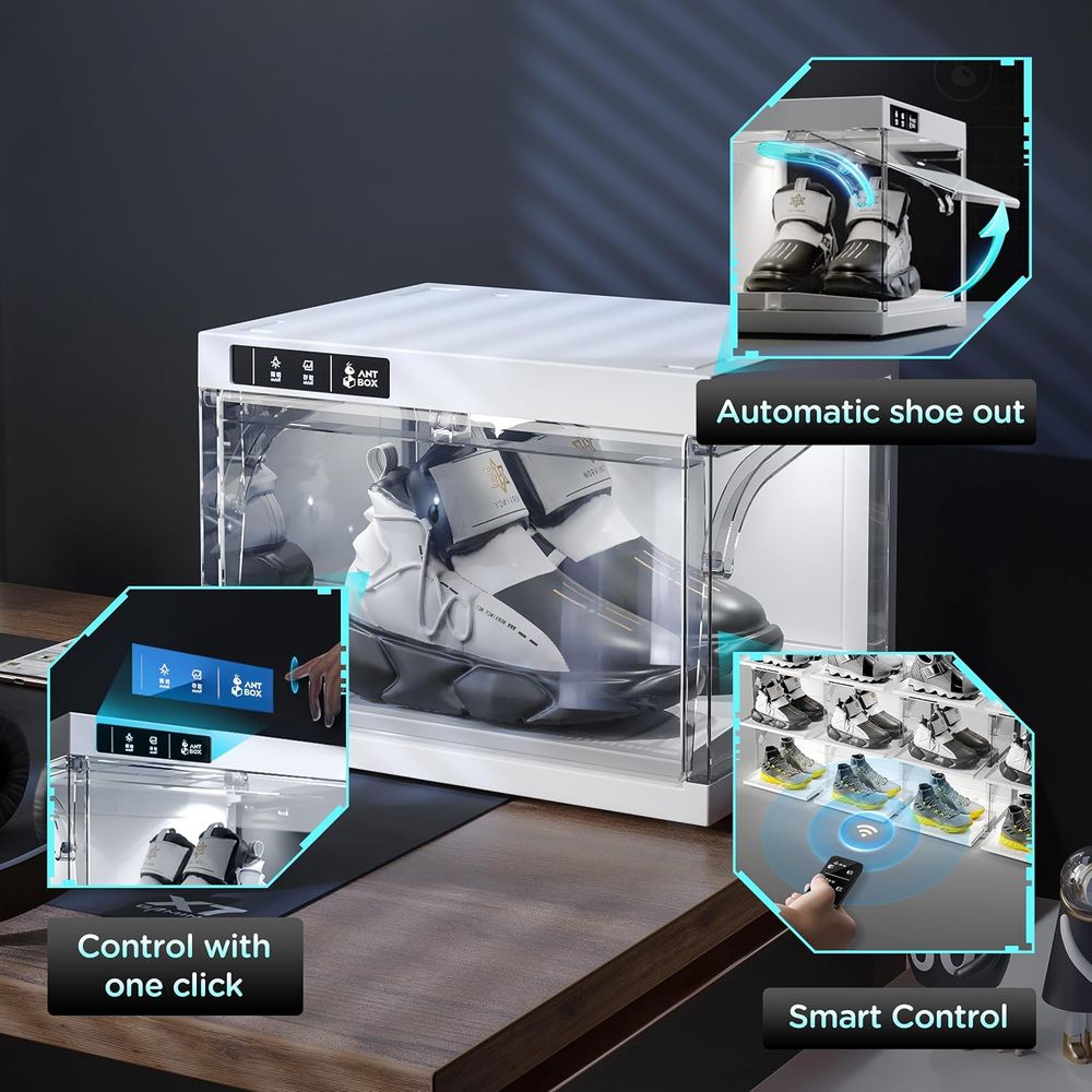 Smart LED Shoe Organizer, Clea - Shoe Box Display recensione e prezzo