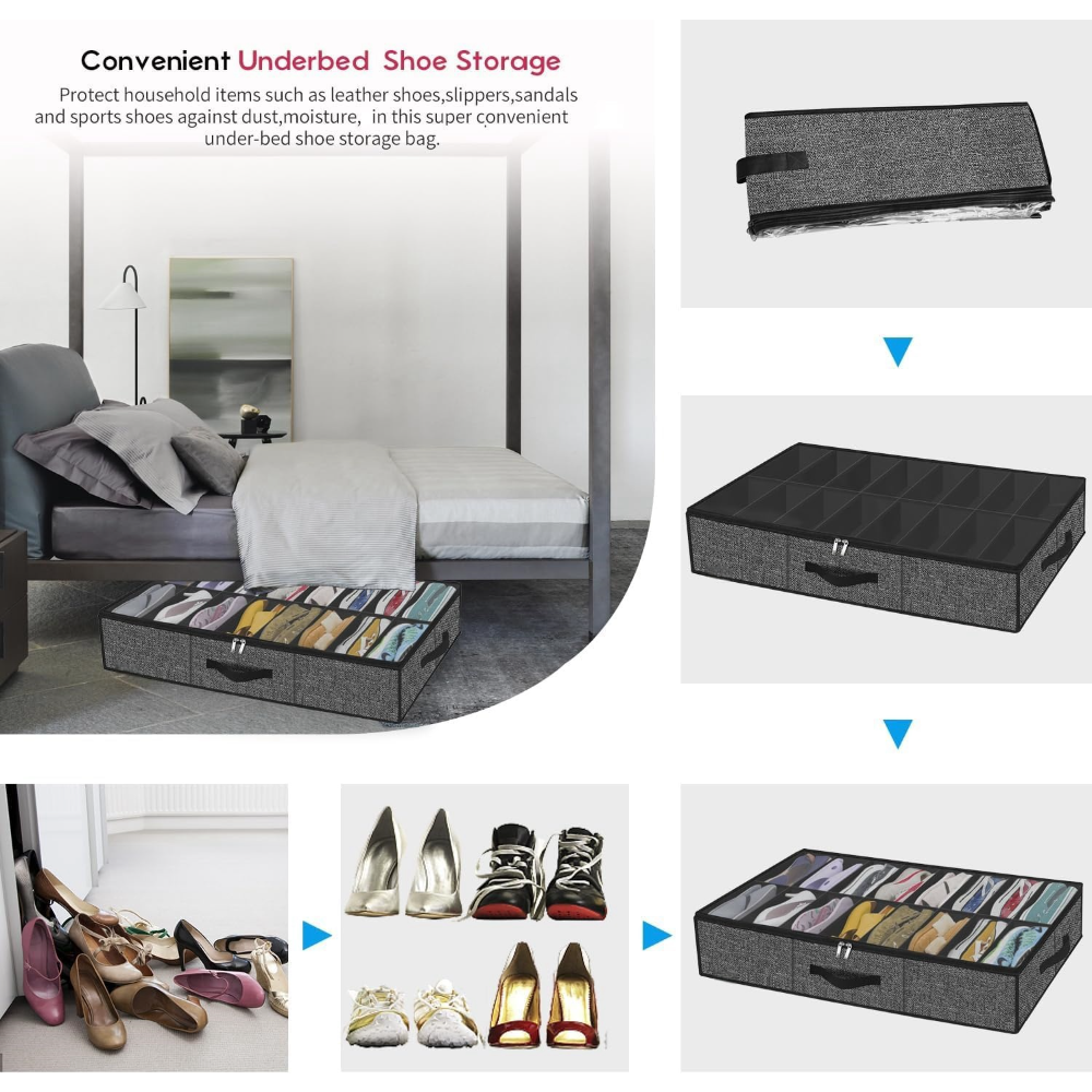 Shoe Storage Organizer box for - Shoe Box Display recensione e prezzo