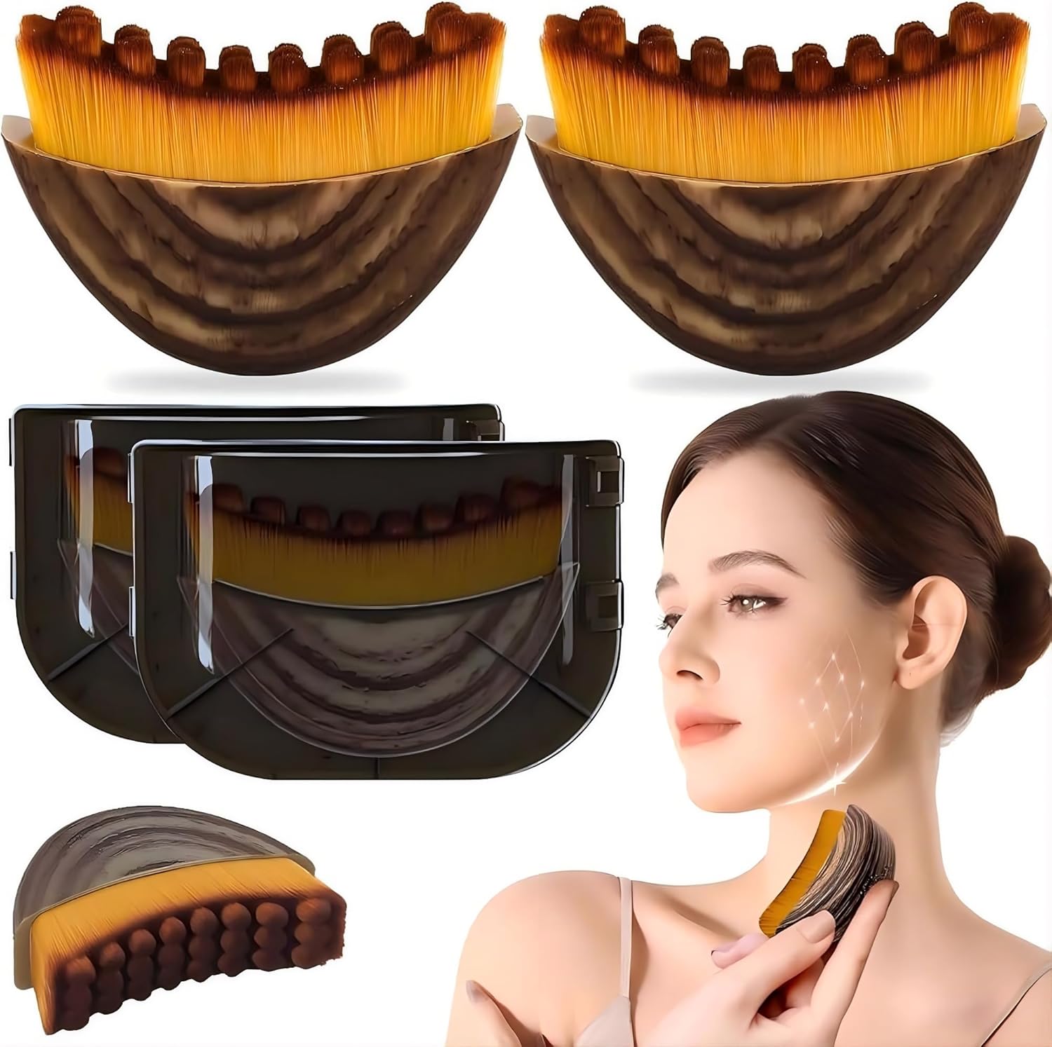 2 Pcs Lymphatic Drainage Brush - Brush Bristle Set recensione e prezzo