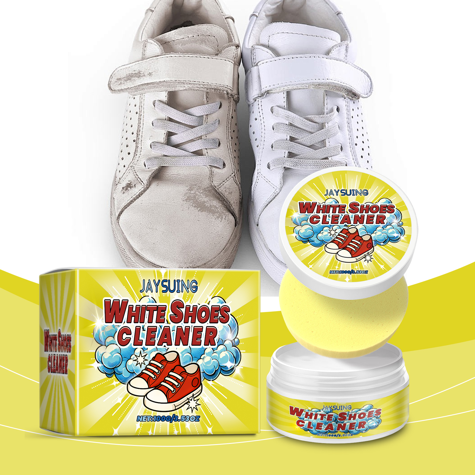 White Shoes Cleaning Cream Sta - Sneaker Care White recensione e prezzo