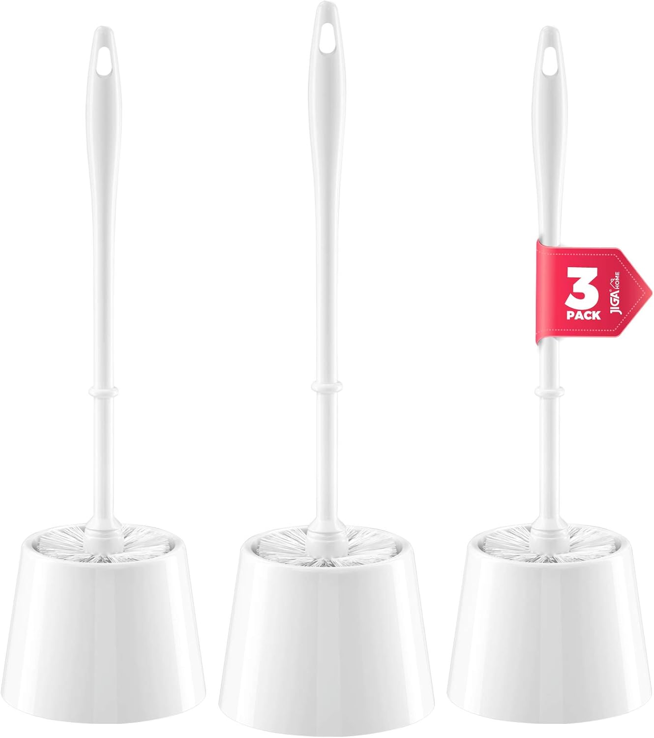 3-Pack Toilet Brush and Holder - Brush Bristle Set recensione e prezzo
