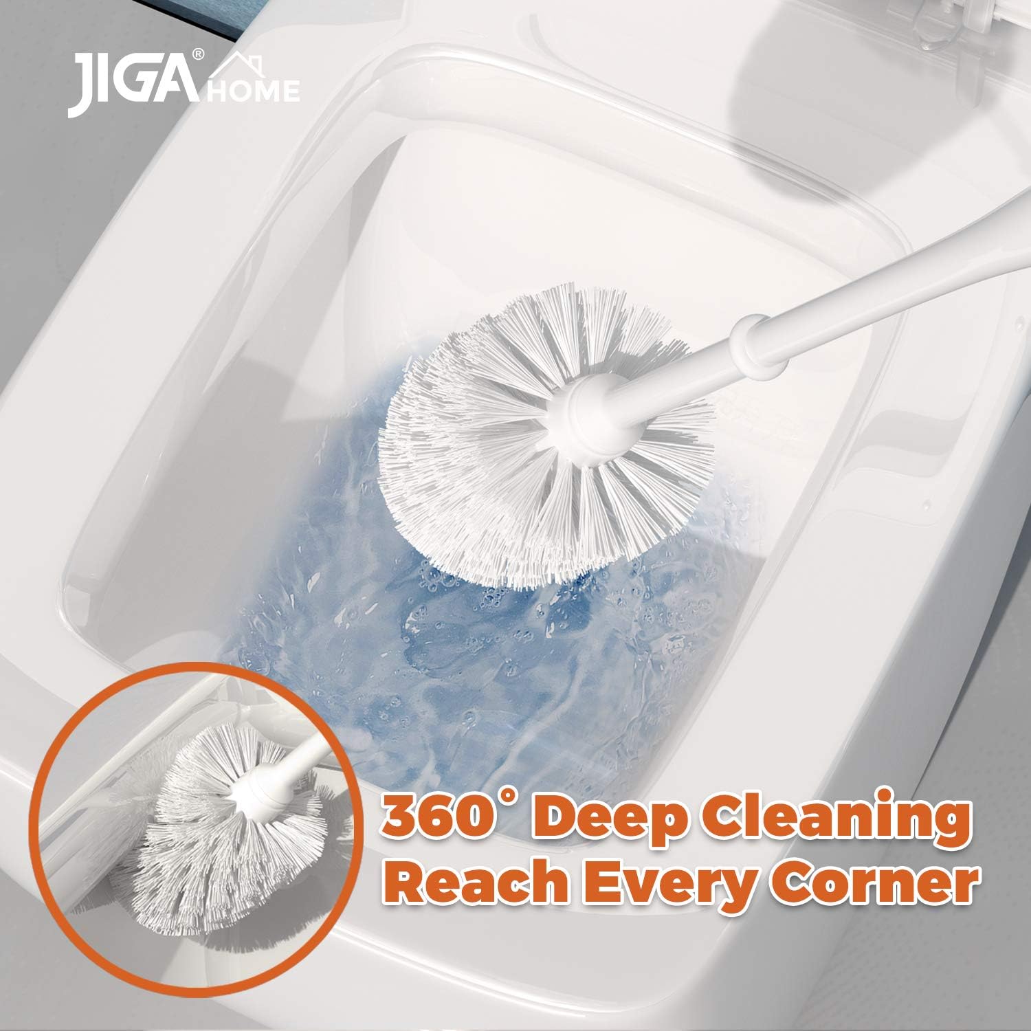 3-Pack Toilet Brush and Holder - Brush Bristle Set recensione e prezzo