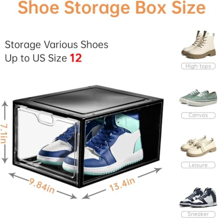 Pack Large Shoe Storage Box, S - Shoe Box Display recensione e prezzo