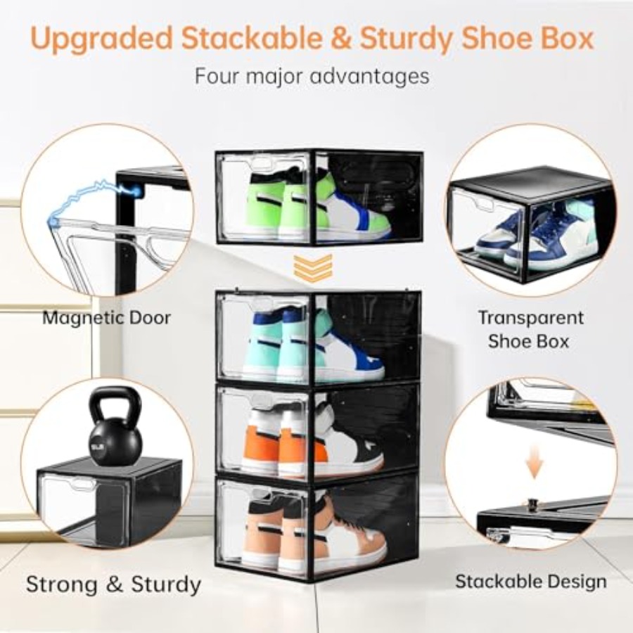Pack Large Shoe Storage Box, S - Shoe Box Display recensione e prezzo