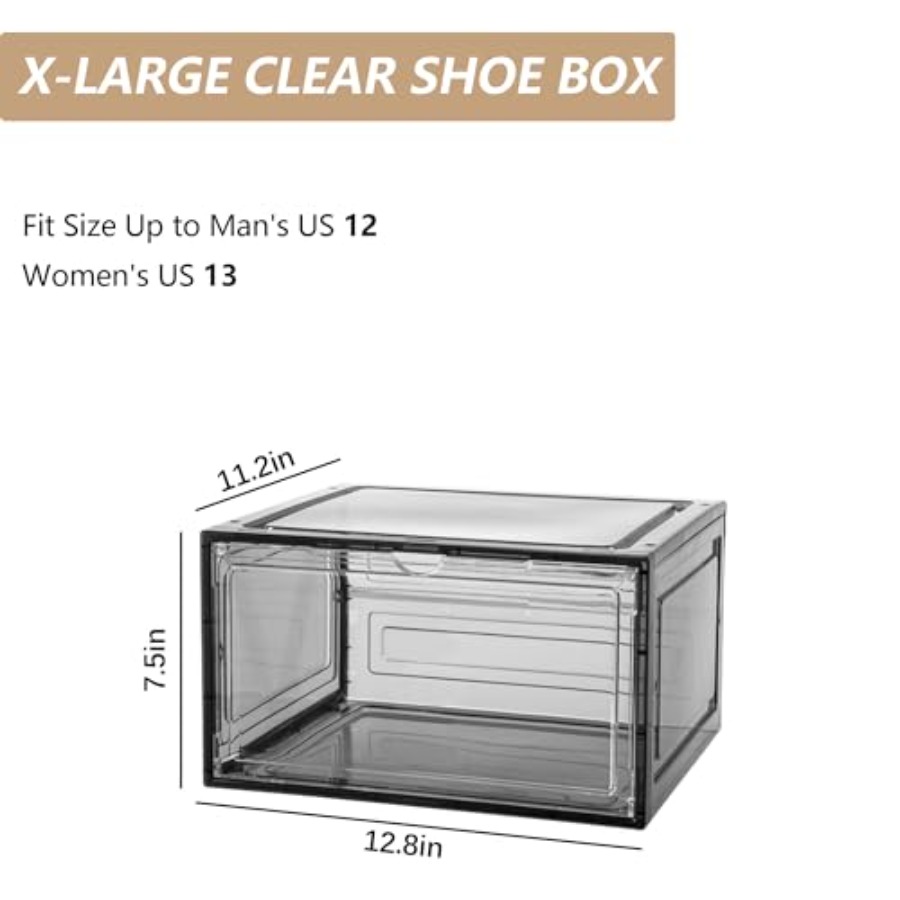 Shoe Box Plastic Stackable Upg - Shoe Box Display recensione e prezzo