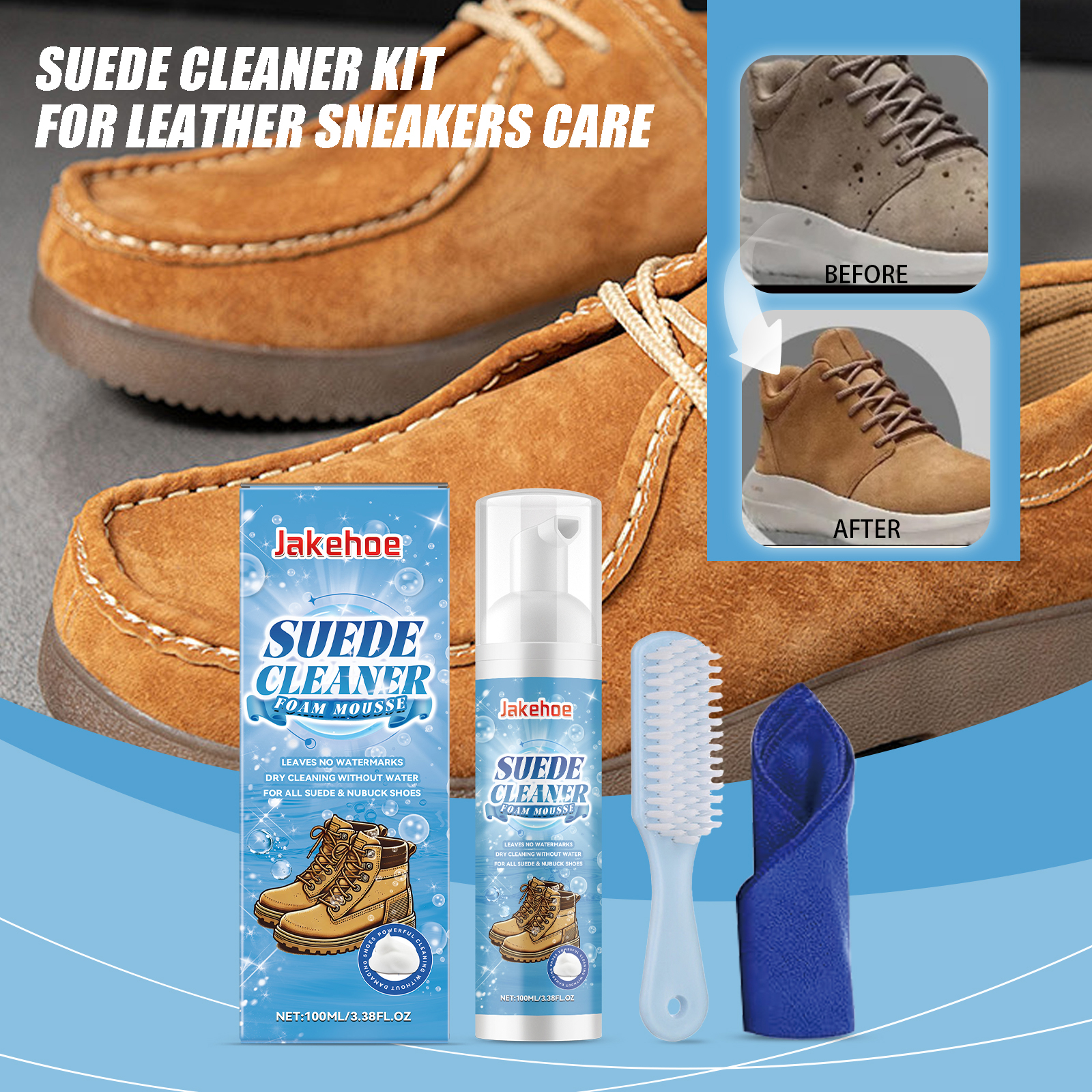 Suede Cleaner Kit Leather Velv - Sneaker Care Cleaning Kit recensione e prezzo