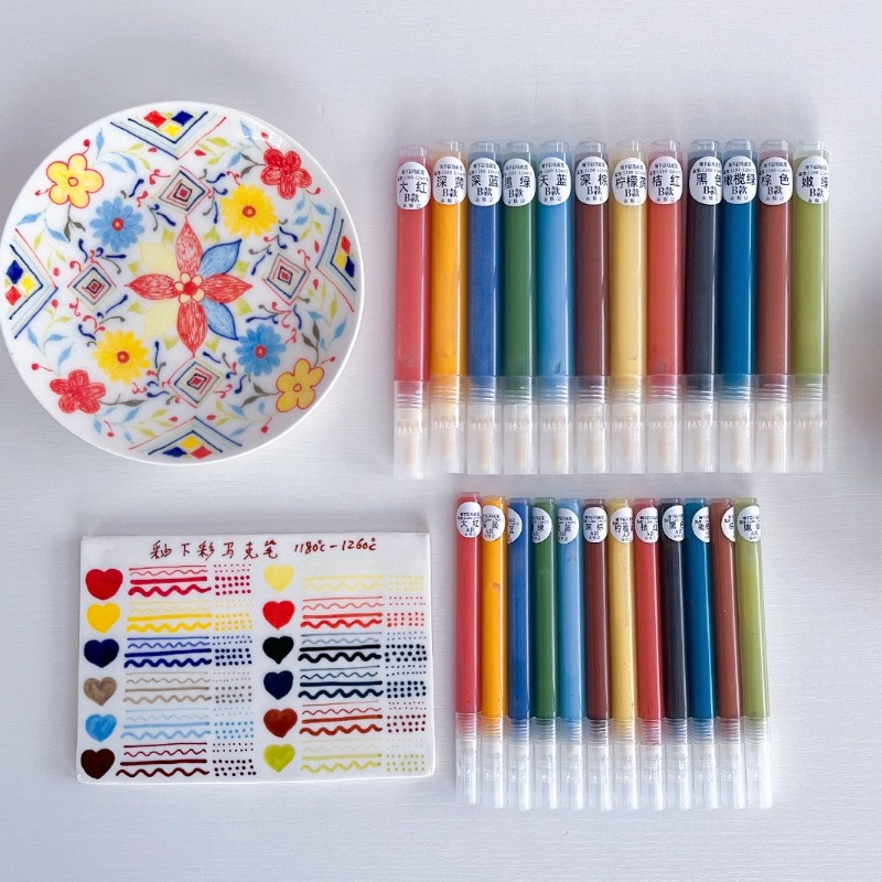 12 Colors Underglaze Marker Pe - Midsole Marker Paint recensione e prezzo