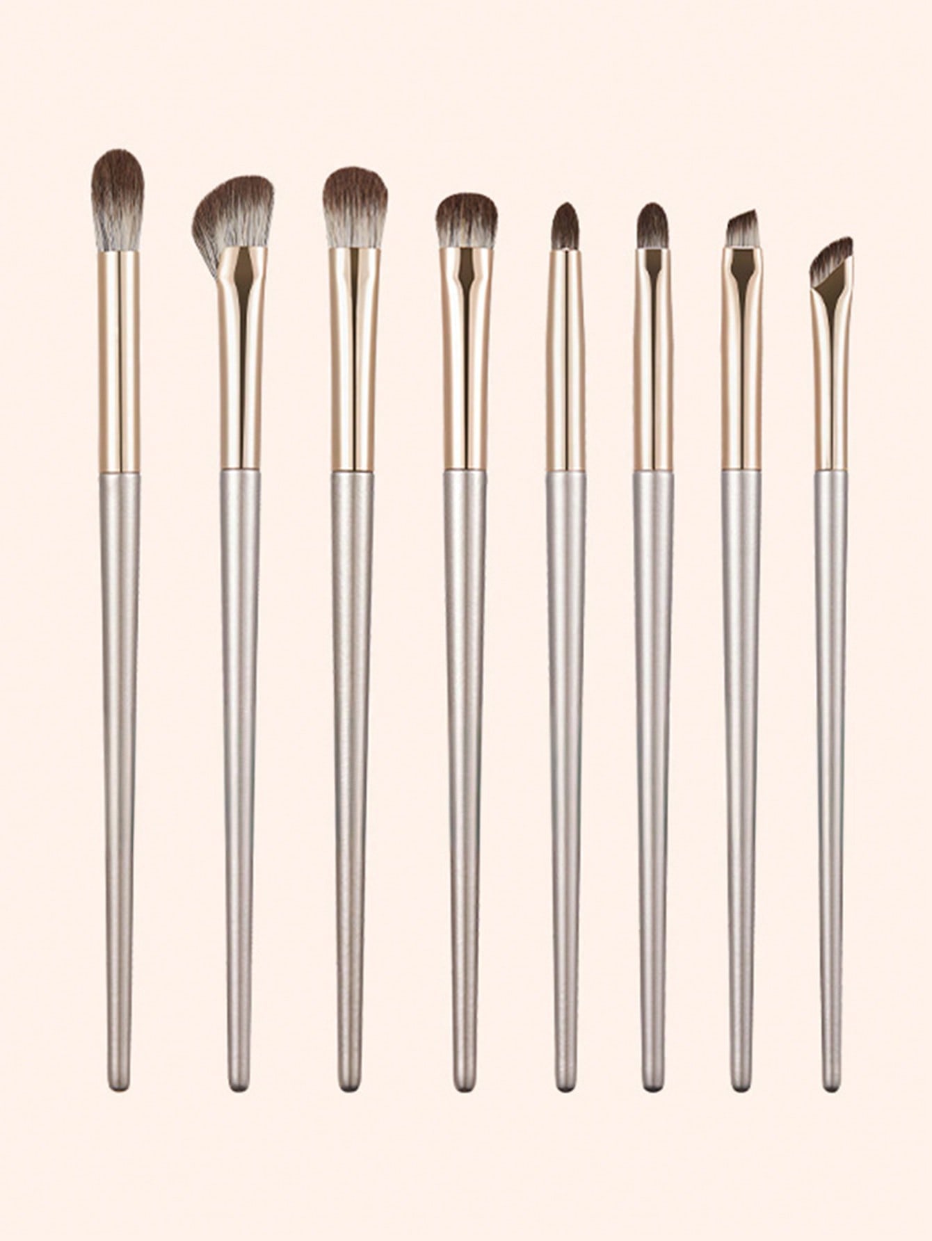 8pcs Champagne Gold Eyeshadow  - Brush Bristle Set recensione e prezzo