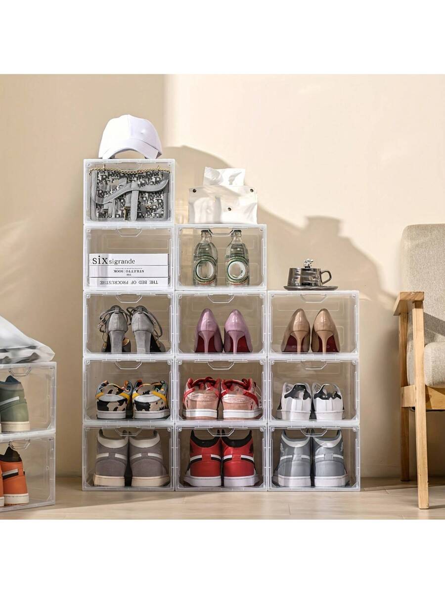 Stackable Transparent Shoe Sto - Shoe Box Display recensione e prezzo