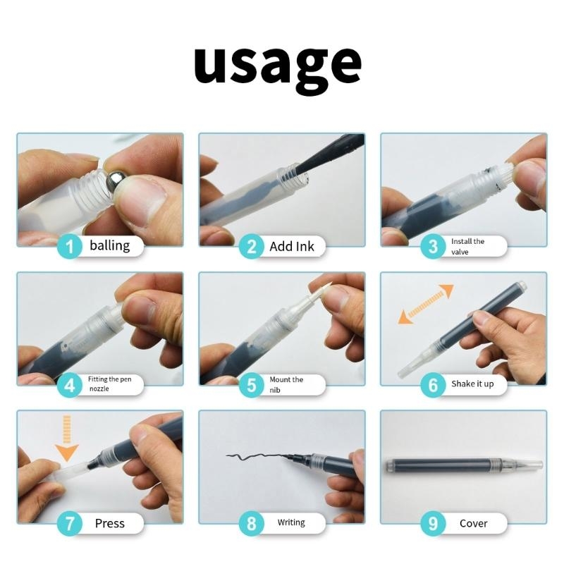 W89C 6Pcs Refillable Empty Bru - Midsole Marker Paint recensione e prezzo