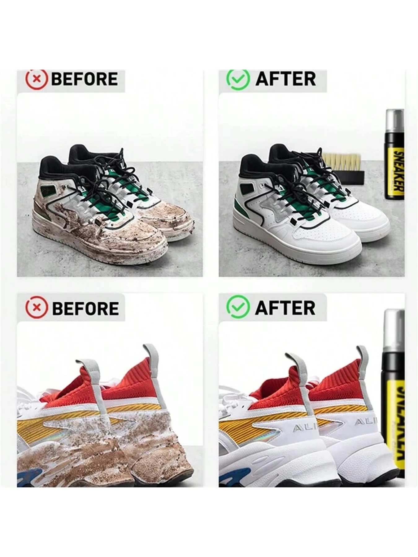 Shoe Cleaner Care Kit with 2 B - Sneaker Care For Canvas Fabrics recensione e prezzo